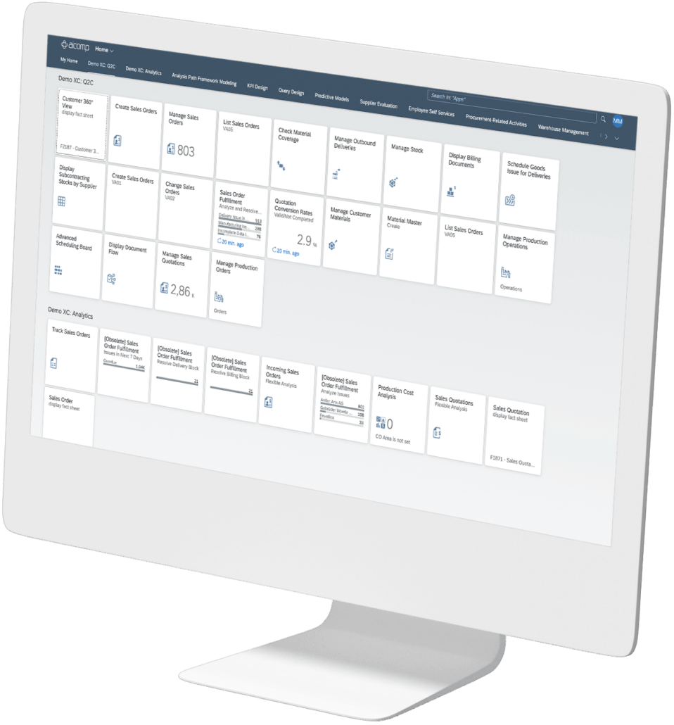 SAP S/4HANA Dashboard